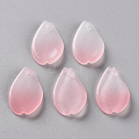 Two Tone Transparent Spray Painted Glass Pendants LS-GLAA-S190-014D-02-1