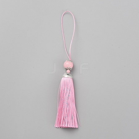 Polyester Tassel Big Pendants Decorations HJEW-TAC0019-01H-1