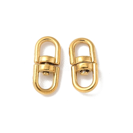304 Stainless Steel Double Eye Swivel Clasps STAS-L300-011B-G-1
