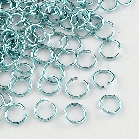 Aluminum Wire Open Jump Rings X-ALUM-R005-1.0x8-24-1
