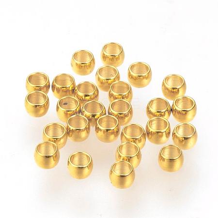 304 Stainless Steel Spacer Beads STAS-R065-80G-1