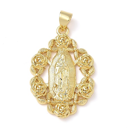 Brass Pendants KK-Q068-38G-1