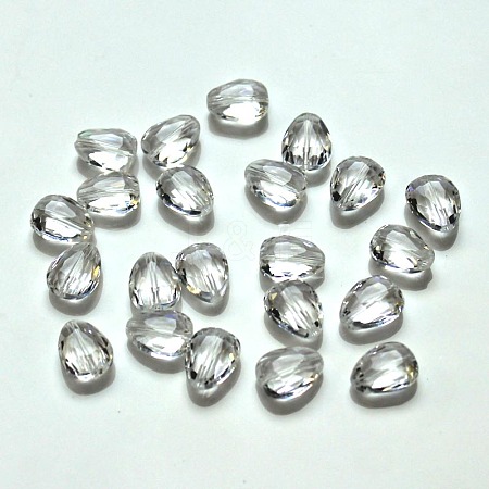 Imitation Austrian Crystal Beads SWAR-F086-12x10mm-01-1