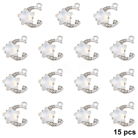 15Pcs Alloy Pendants FIND-YW0017-90C-1