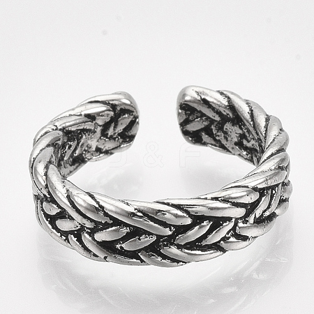 Alloy Cuff Finger Rings RJEW-T008-28-1