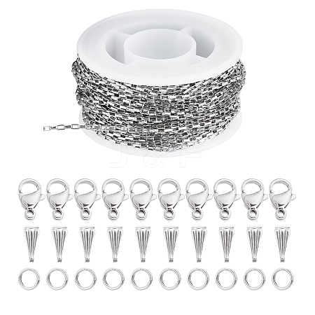 DIY Chain Bracelet Necklace Making Kits DIY-SC0020-21P-1