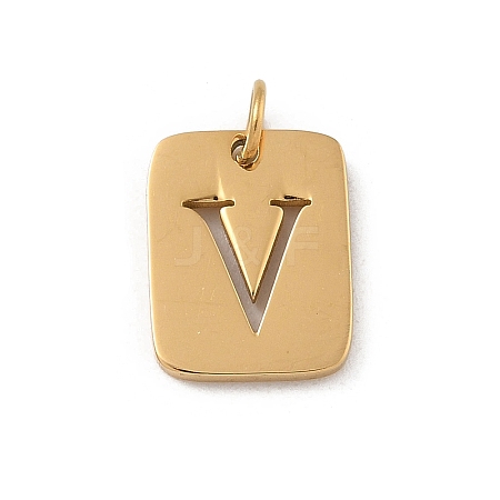 304 Stainless Steel Charms LS-STAS-R001-01G-V-1