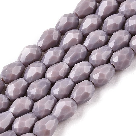 Opaque Solid Color Beads Strands EGLA-N013-P6mm-D09-1