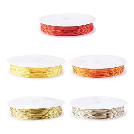 50M 5 Colors 12-Ply Polyester Threads NWIR-TA0001-40D-1
