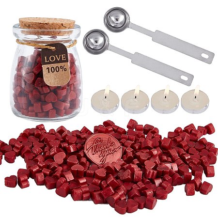 CRASPIRE Sealing Wax Particles Kits for Retro Seal Stamp DIY-CP0003-60B-1