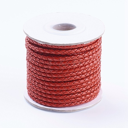 Round Braided Cowhide Cords WL-L009-01H-1