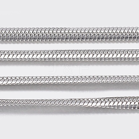 304 Stainless Steel Flat Snake Chains CHS-K007-10A-1