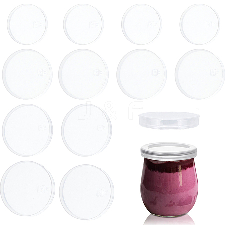 Gorgecraft 24Pcs 4 Style Plastic Bottle Caps Replacement for Glass Pudding Bottle AJEW-GF0006-30-1
