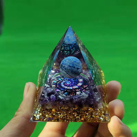 Orgonite Pyramid Resin Energy Generators PW-WG72741-01-1