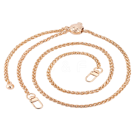 1Pc Adjustable Alloy Wheat Chain Bag Handles FIND-LP0002-72-1