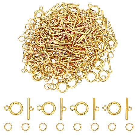 80 Bags Tibetan Style Alloy Toggle Clasps FIND-ME0003-21-1