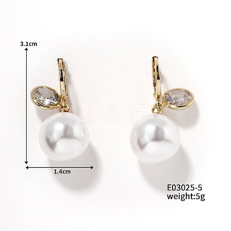 Chic Imitation Pearl Earrings PO8965-1-1