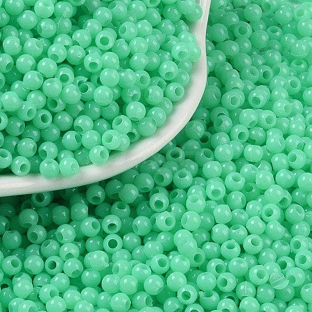 Opaque Acrylic Beads LS-SACR-A007-01B-23-1