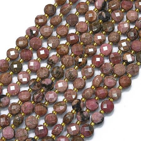 Natural Rhodonite Beads Strands G-K389-B61-01-1