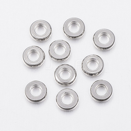 Tarnish Resistant 304 Stainless Steel Beads STAS-H426-01-4MM-1