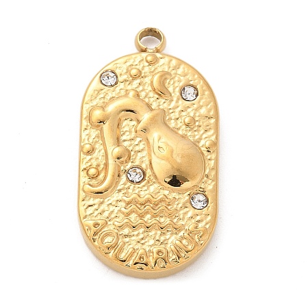 304 Stainless Steel Pendants LS-STAS-F349-03G-01-1
