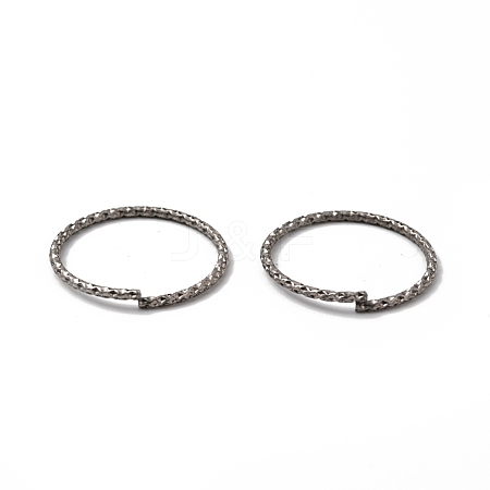 Non-Tarnish 304 Stainless Steel Saw Cut Open Jump Rings STAS-L262-37A-P-1