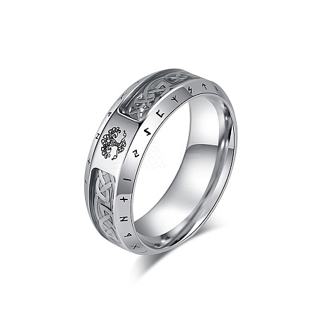 Retro Viking 304 Stainless Steel Finger Rings FS-WG4B70E-04-1