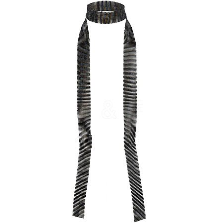 Alloy Paillette Chain NecklacesA NJEW-WH20002-06EB-1