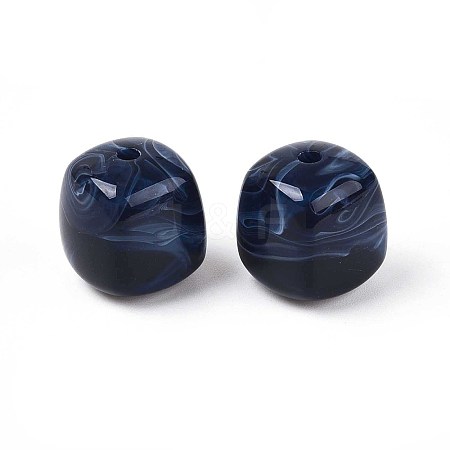 Opaque Acrylic Beads OACR-ZX006-33O-1