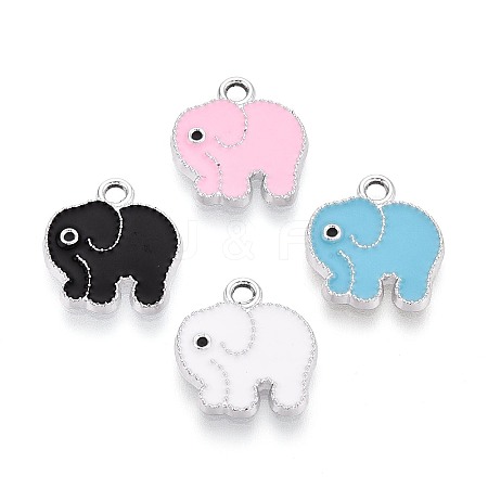Alloy Enamel Charms PALLOY-T092-31P-1