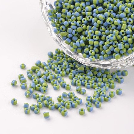 12/0 Opaque Colours Seep Glass Beads SEED-M008-C01-1
