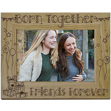 Natural Wood Photo Frames AJEW-WH0292-053-1