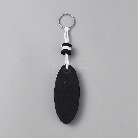 Iron Plastic Keychains KEYC-WH20022-003B-1