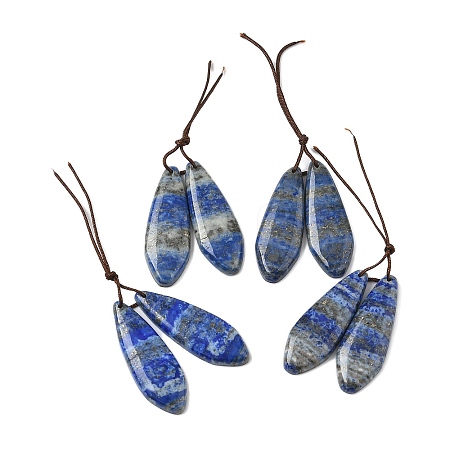 Natural Lapis Lazuli Pendants G-A265-02E-1
