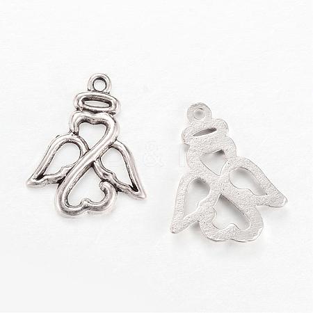 Tibetan Style Alloy Pendants TIBEP-Q063-46AS-RS-1