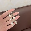 Alloy Rhinestone Dangle Earrings FS-WG75843-01-1