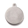 Non-Tarnish 304 Stainless Steel Pendants STAS-B024-20P-2