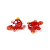 Handmade Lampwork Bumpy Beads Strands LAMP-T021-25H-3