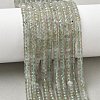 Natural Green Quartz Beads Strands G-A299-A25-01-1