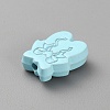 Spray Painted Alloy Beads FIND-CJC0026-01C-2