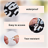 3 Colors PVC Self-Adhesive Label Stickers DIY-CP0011-35B-6