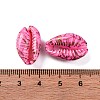 Spray Painted & Drawbench Cowrie Shell Beads SSHEL-M023-03E-3