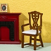 Dollhouse Miniature Furniture Model Retro Chair Micro Landscape Dollhouse Accessories PW-WG22F2C-01-2