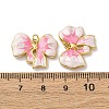 304 Stainless Steel Enamel Pendants STAS-U061-07G-3