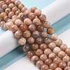 Round Natural Multi-Moonstone Beads Strands X1-G-I176-09-8mm-4
