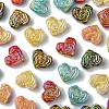 50Pcs Plating Opaque Acrylic Beads MACR-CJ0001-89-8