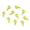 Stoving Varnish 100Pcs Iron Screw Eye Pin Peg Bails FIND-WH0036-29K-1