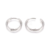 Tarnish Resistant 304 Stainless Steel Huggie Hoop Earrings EJEW-G272-02-14mm-P-3