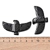 Natural Obsidian Carved Big Pendants G-A288-01G-3