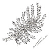 1Set Zinc Alloy & Rhinestone Hair Bobby Pins Sets AJEW-FG0005-22-1